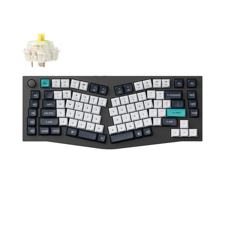 Keychron Q10 Max（Alice レイアウト）QMK/VIA ワイヤレス カスタム メカニカルキーボード（US ANSI 配列）