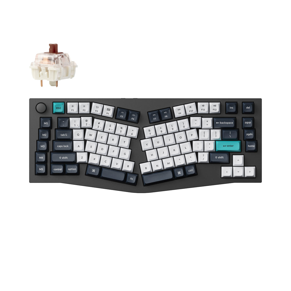 Keychron Q10 Max（Alice レイアウト）QMK/VIA ワイヤレス カスタム メカニカルキーボード（US ANSI 配列）