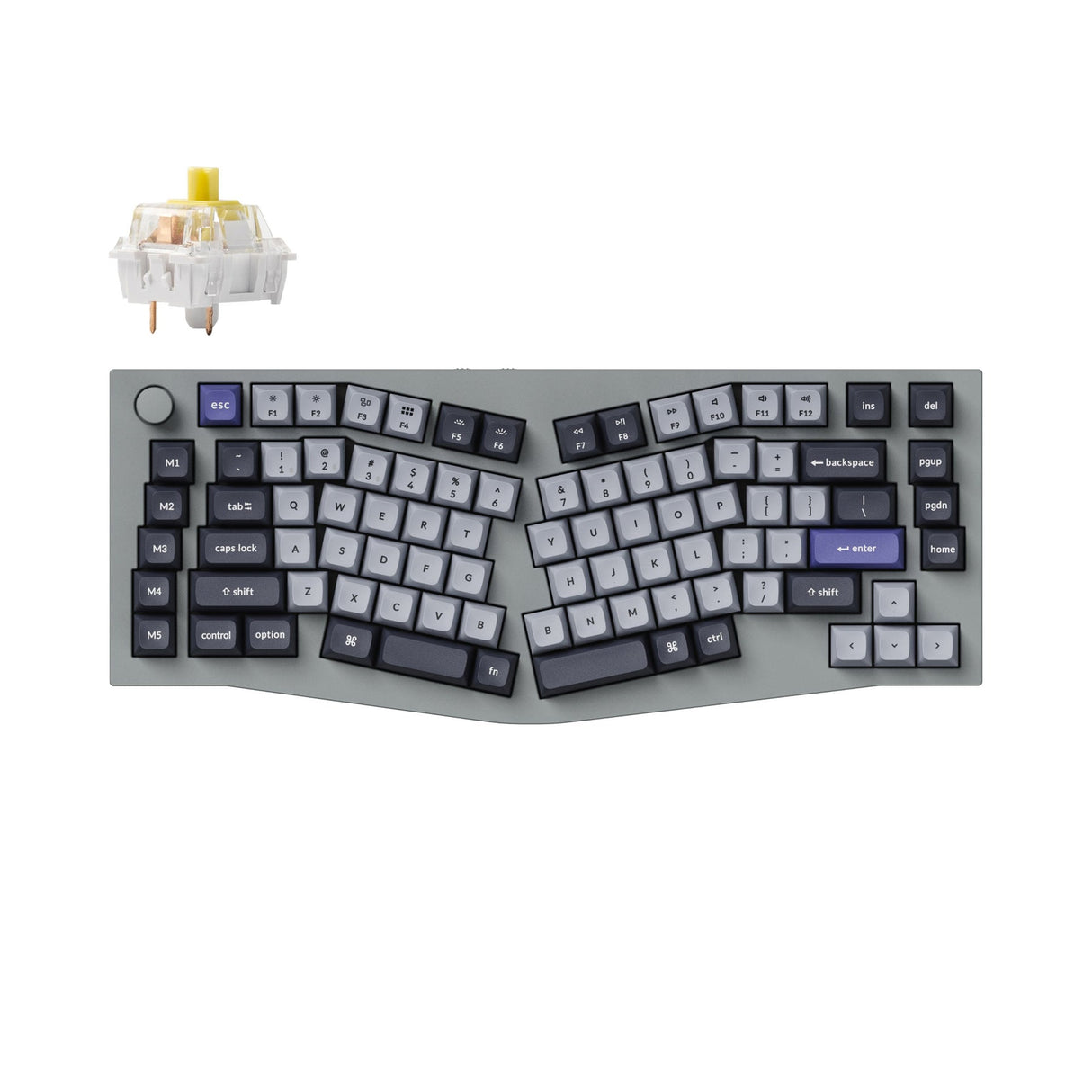 Keychron Q10 Pro (Alice レイアウト) QMK/VIA ワイヤレス カスタム メカニカル キーボード（US ANSI 配列）