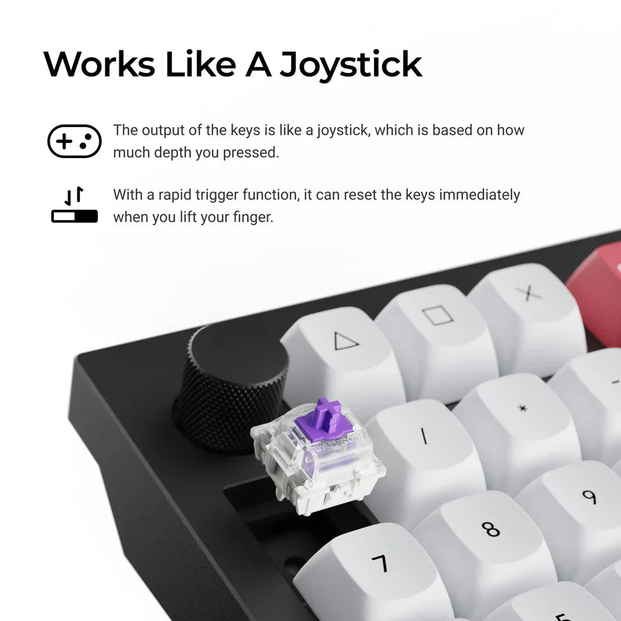 Keychron Q12 HE QMK ワイヤレスカスタムキーボード