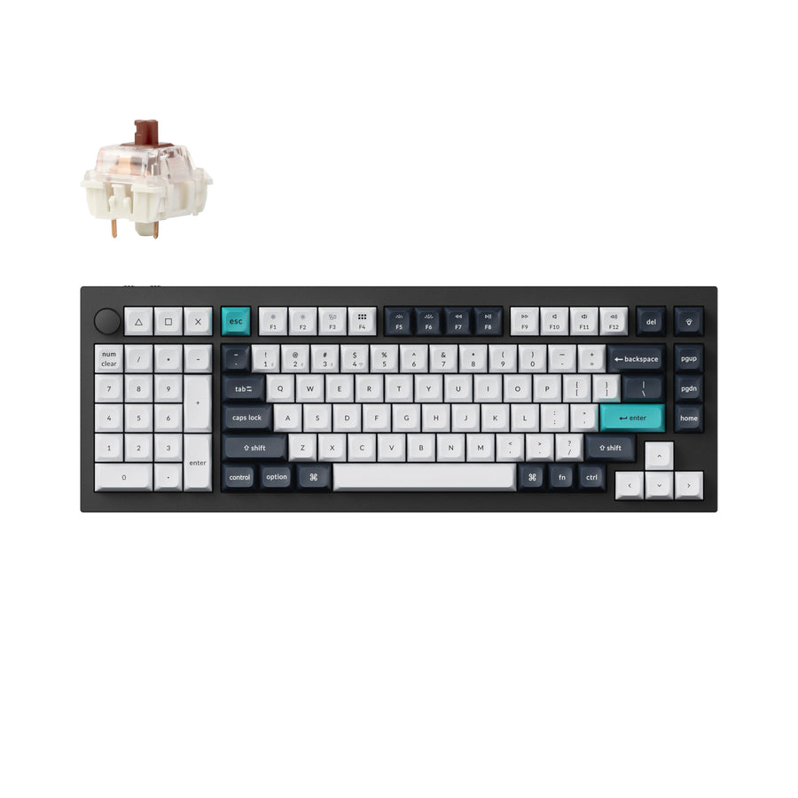 Keychron Q12 Max QMK カスタムメカニカルキーボード（US ANSI 配列）