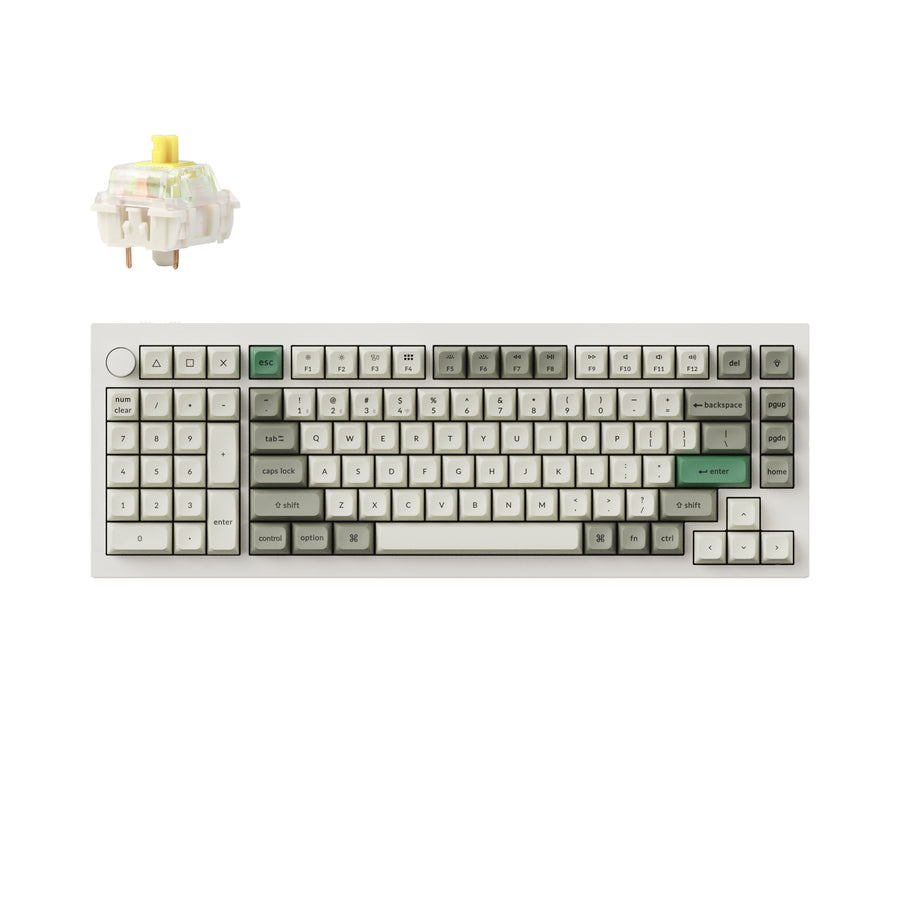 Keychron Q12 Max QMK カスタムメカニカルキーボード（US ANSI 配列）
