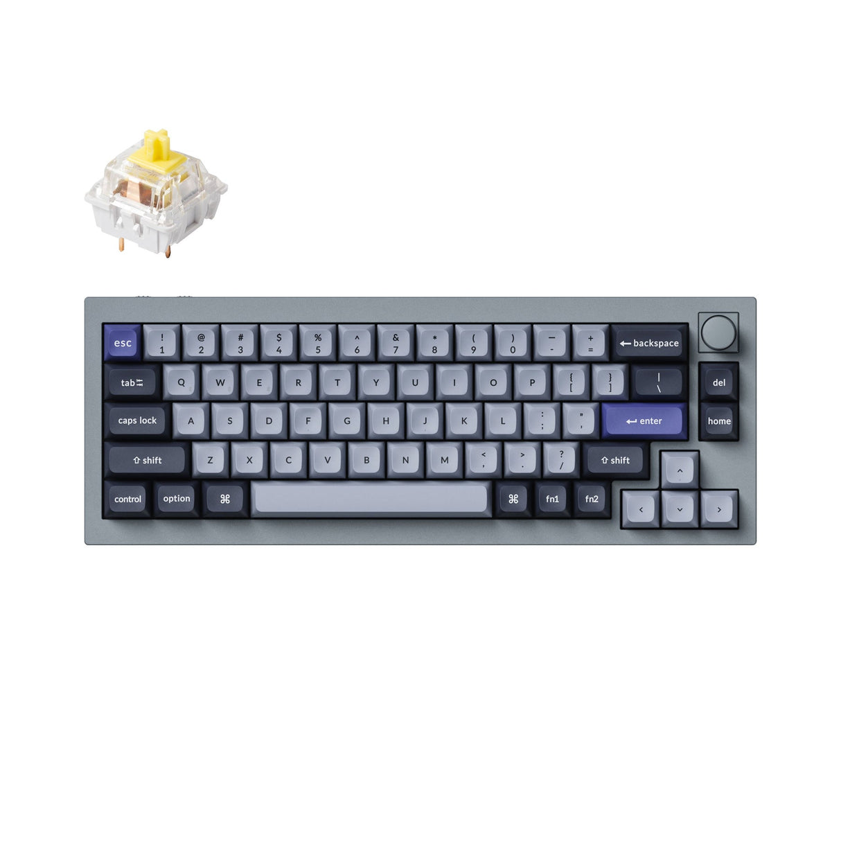 Keychron Q2 Pro QMK/VIA ワイヤレス カスタム メカニカルキーボード（US ANSI 配列）