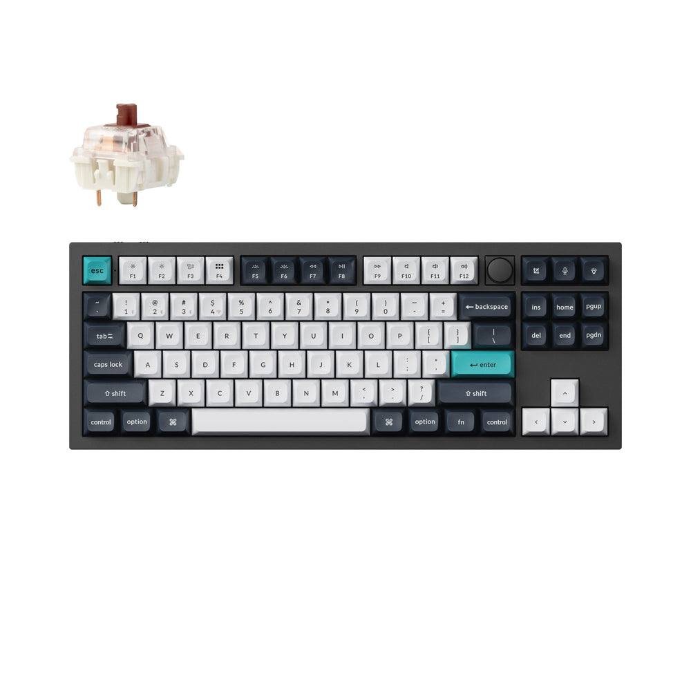 Keychron Q3 Max QMK/VIA ワイヤレス カスタム メカニカルキーボード（US ANSI 配列）