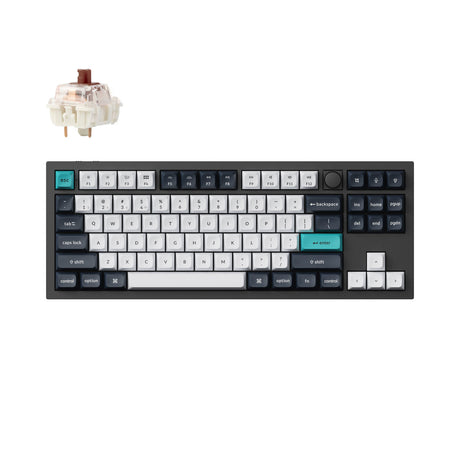 Keychron Q3 Max QMK/VIA ワイヤレス カスタム メカニカルキーボード（US ANSI 配列）