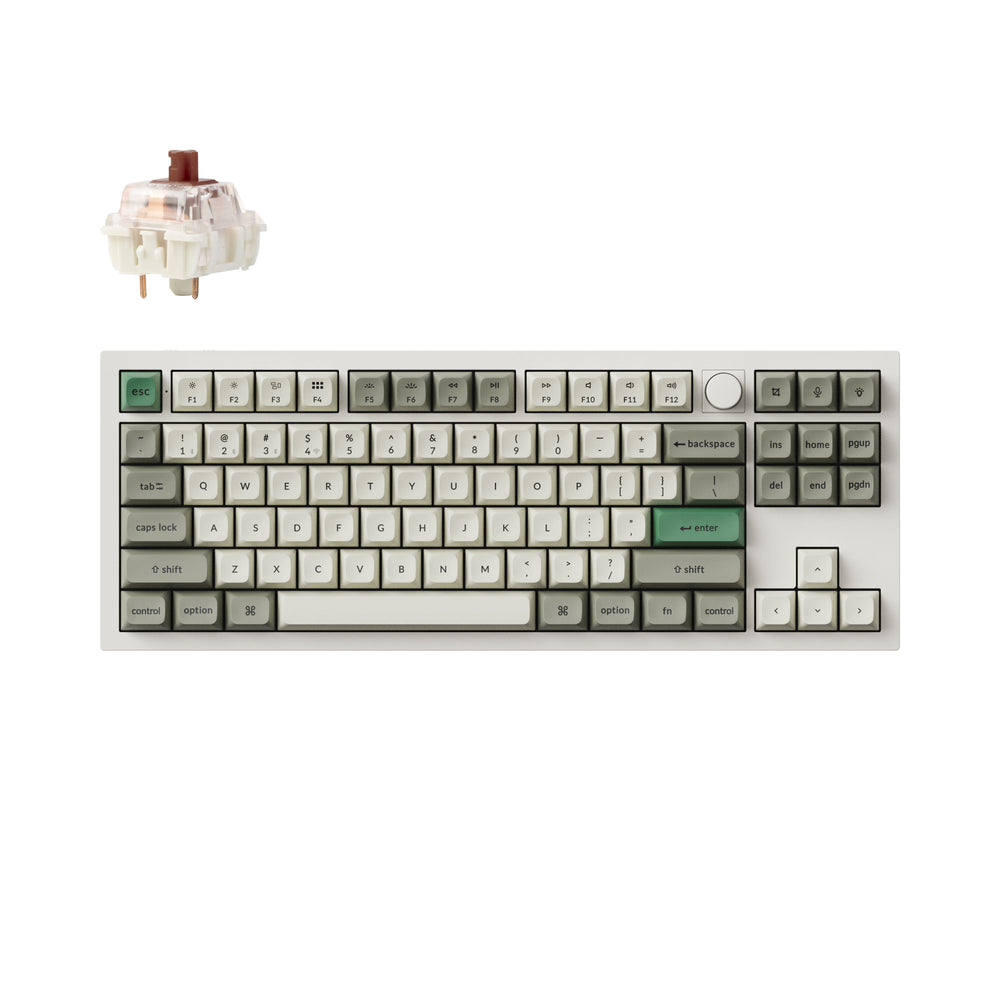 Keychron Q3 Max QMK/VIA ワイヤレス カスタム メカニカルキーボード（US ANSI 配列）