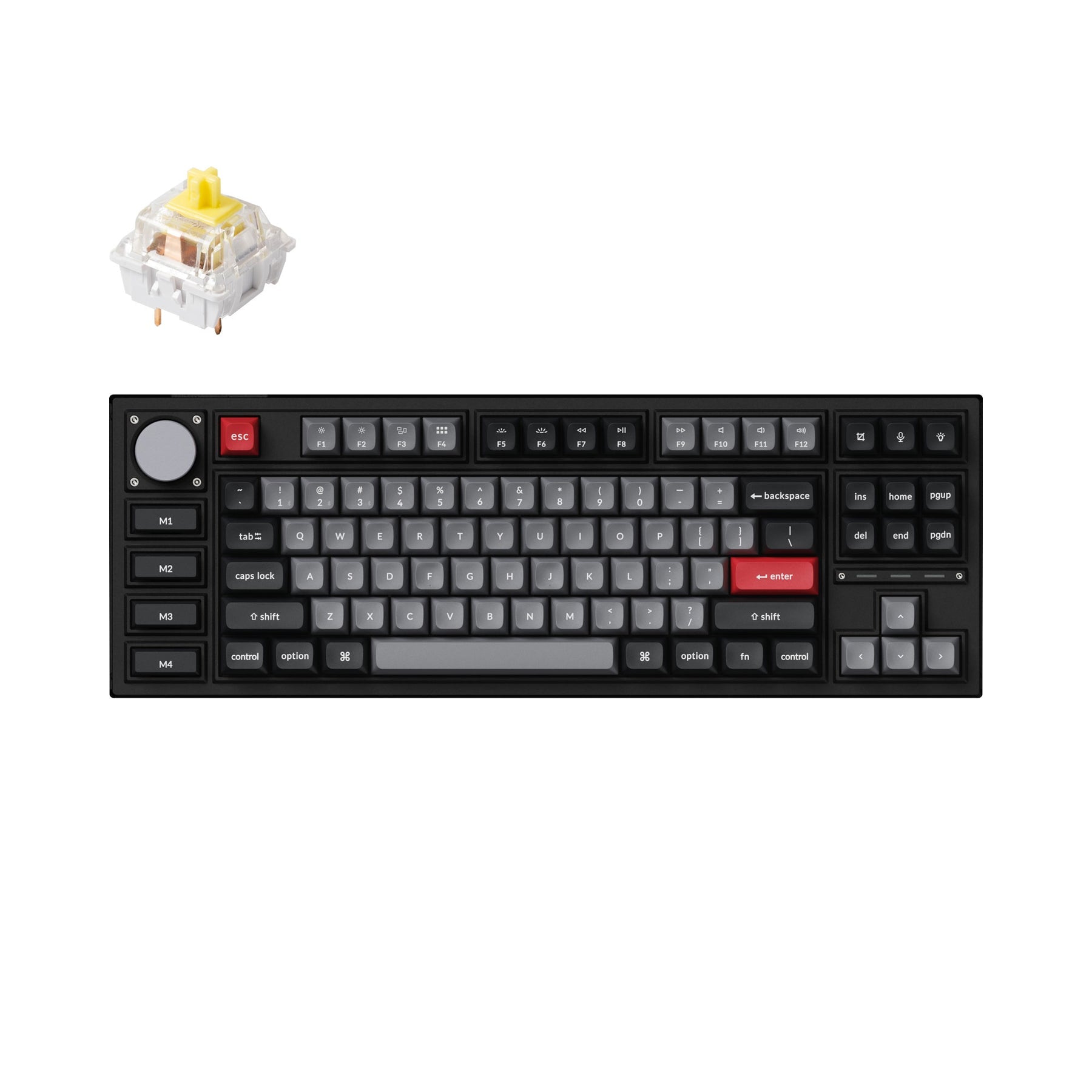 Keychron Q3 Pro QMK/VIA ワイヤレス カスタム メカニカルキーボード（US ANSI 配列）
