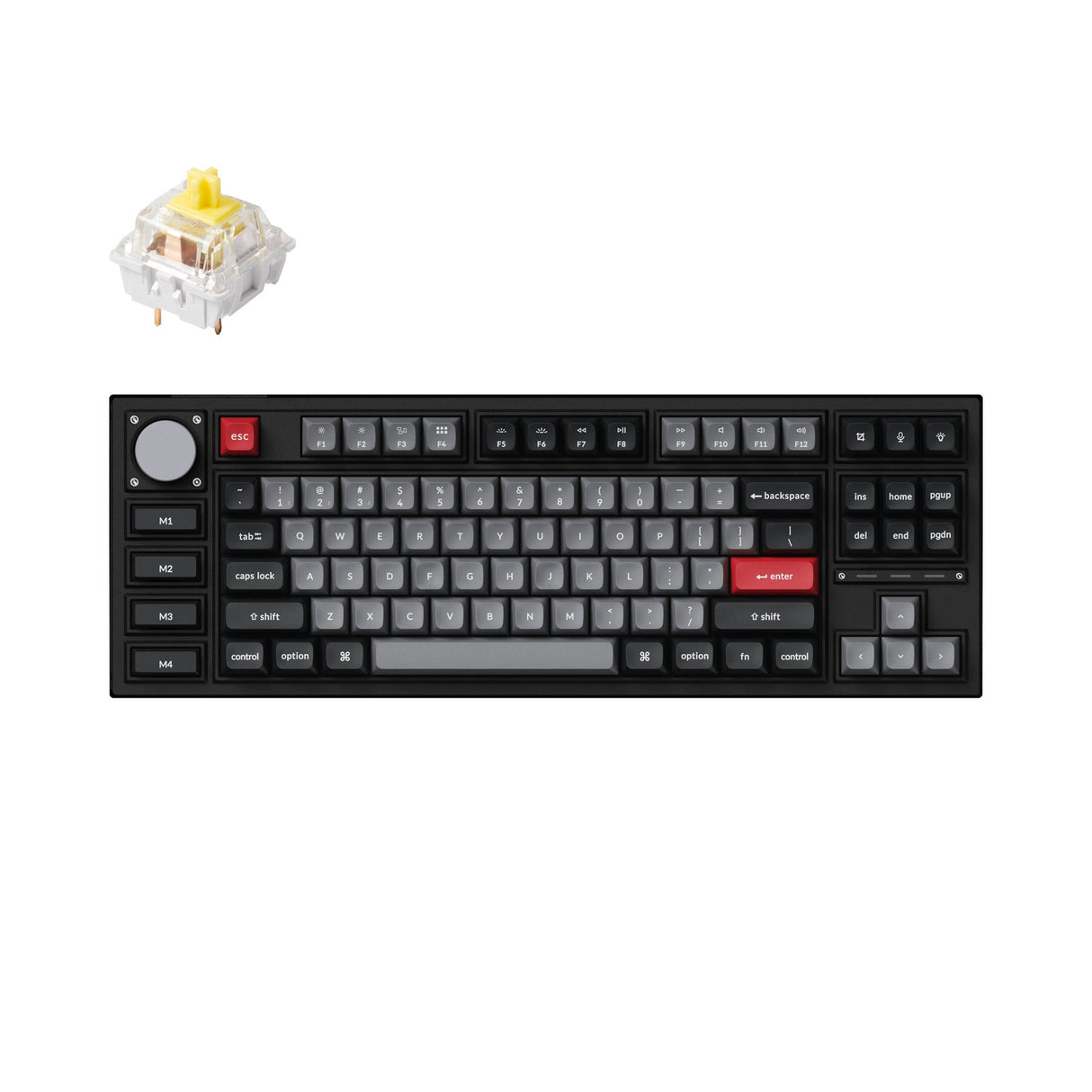 Keychron Q3 Pro QMK/VIA ワイヤレス カスタム メカニカルキーボード（US ANSI 配列）