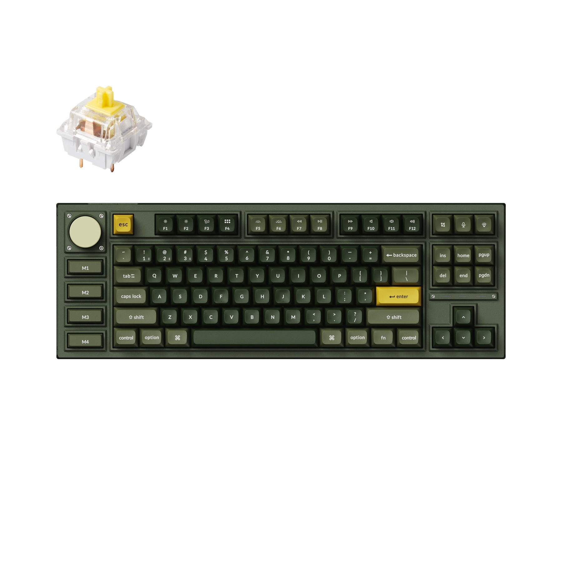 Keychron Q3 Pro QMK/VIA ワイヤレス カスタム メカニカルキーボード（US ANSI 配列）