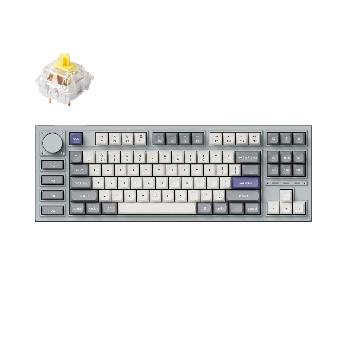Keychron Q3 Pro QMK/VIA ワイヤレス カスタム メカニカルキーボード（US ANSI 配列）