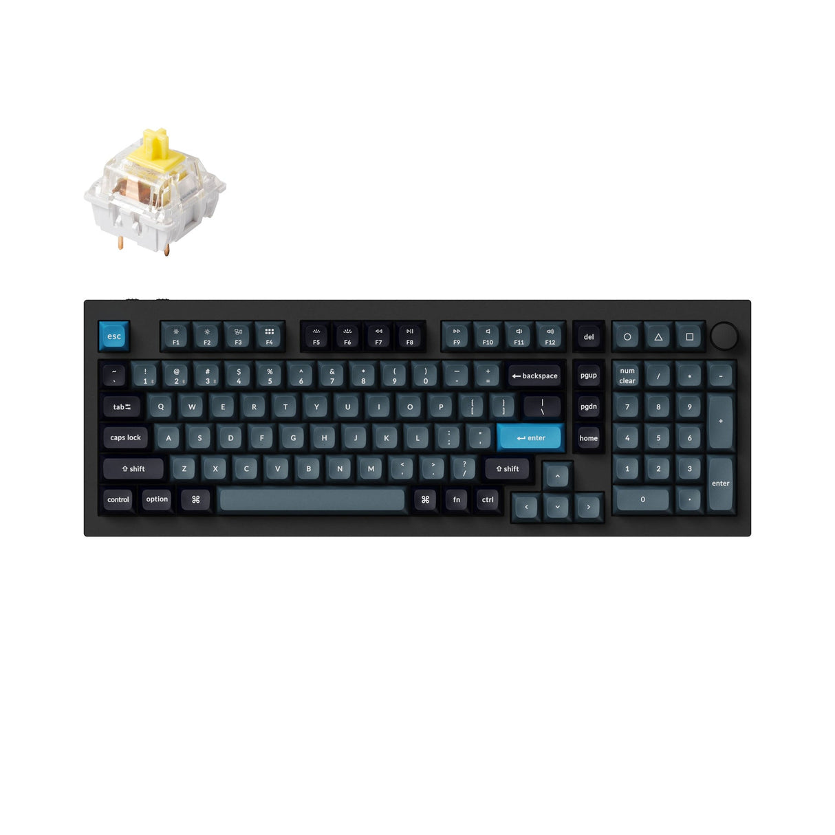 Keychron Q5 Pro QMK/VIA ワイヤレス カスタム メカニカルキーボード（US ANSI 配列）
