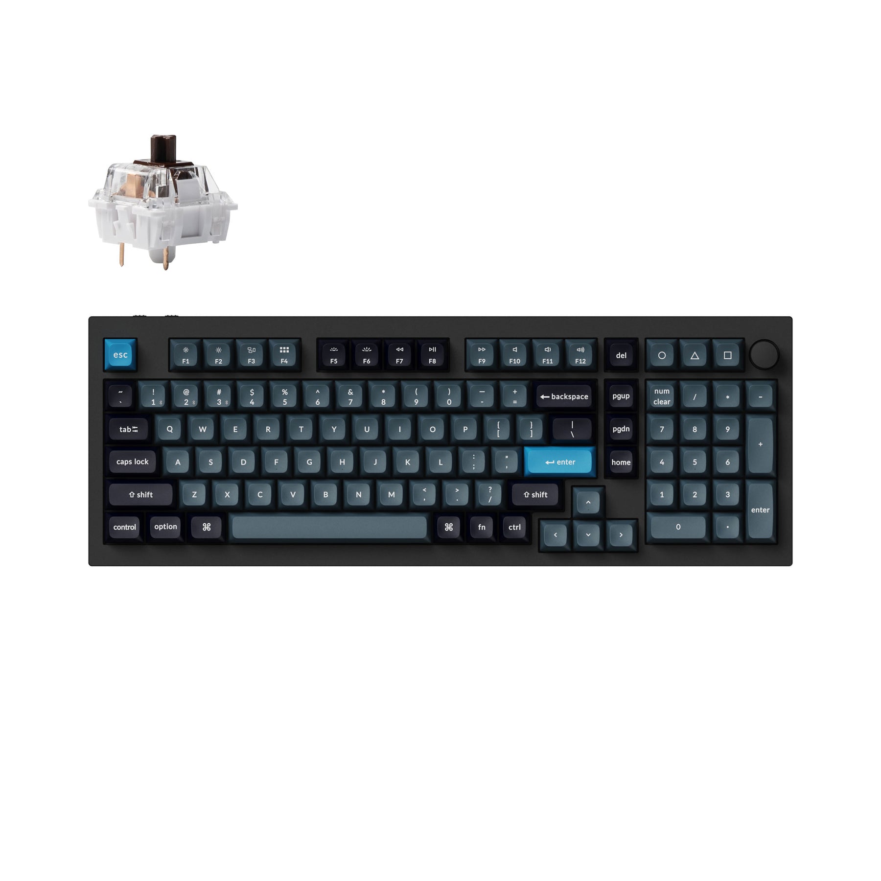 Keychron Q5 Pro QMK/VIA ワイヤレス カスタム メカニカルキーボード（US ANSI 配列）