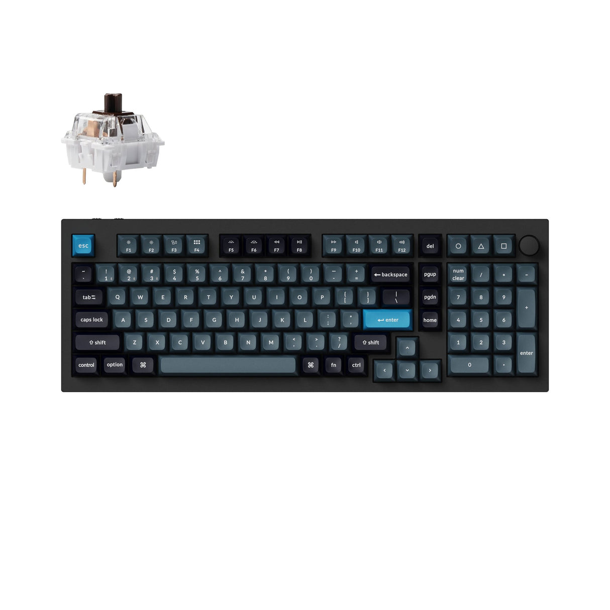 Keychron Q5 Pro QMK/VIA ワイヤレス カスタム メカニカルキーボード（US ANSI 配列）