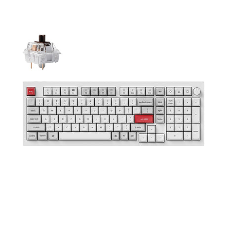 Keychron Q5 Pro QMK/VIA ワイヤレス カスタム メカニカルキーボード（US ANSI 配列）