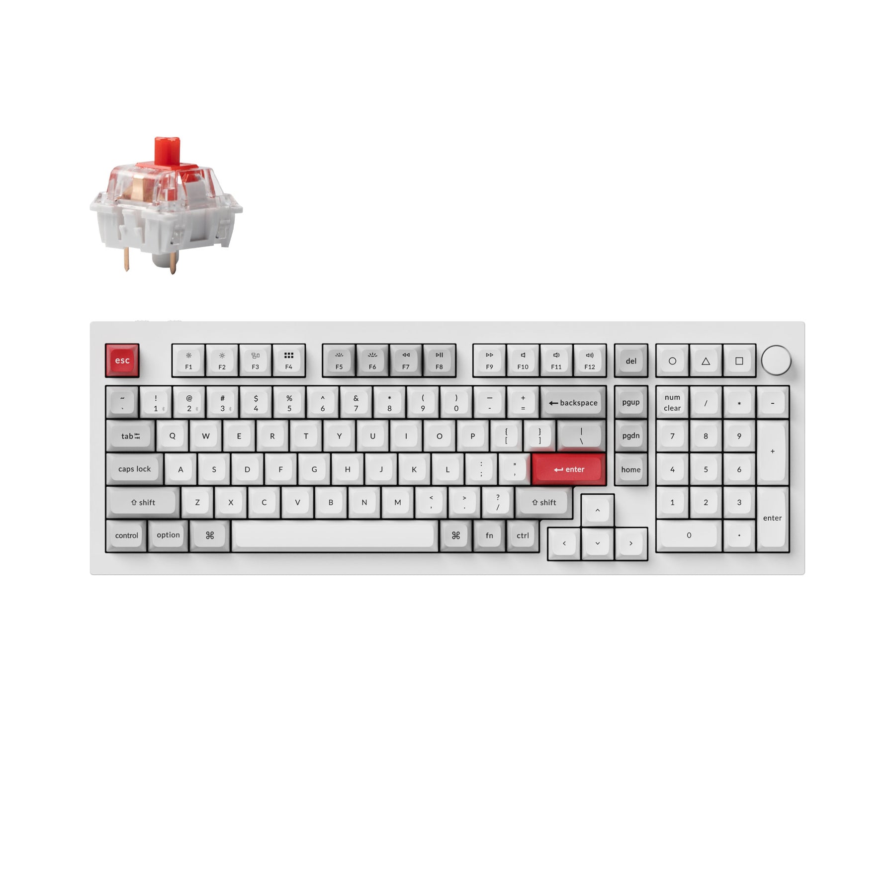Keychron Q5 Pro QMK/VIA ワイヤレス カスタム メカニカルキーボード（US ANSI 配列）