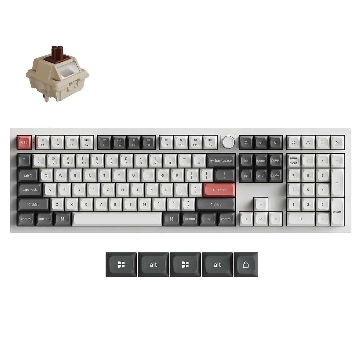 Keychron Q6 Ultra 8K ワイヤレスカスタムメカニカルキーボード