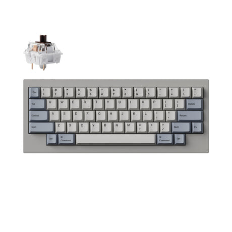Keychron Q60 Max QMK/VIA ワイヤレス カスタム メカニカルキーボード（US ANSI 配列）