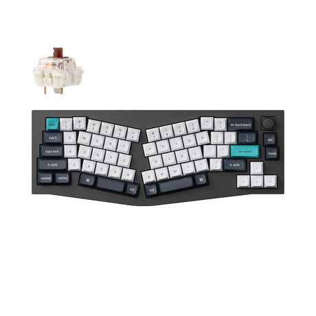 Keychron Q8 Max（Alice レイアウト）QMK/VIA ワイヤレス カスタム メカニカルキーボード（US ANSI 配列）