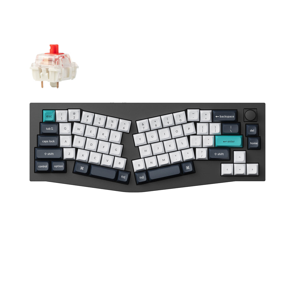 Keychron Q8 Max（Alice レイアウト）QMK/VIA ワイヤレス カスタム メカニカルキーボード（US ANSI 配列）