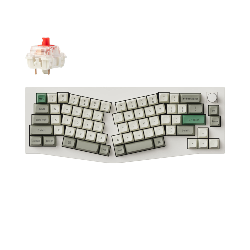 Keychron Q8 Max（Alice レイアウト）QMK/VIA ワイヤレス カスタム メカニカルキーボード（US ANSI 配列）