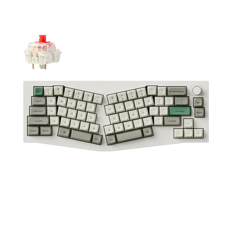 Keychron Q8 Max（Alice レイアウト）QMK/VIA ワイヤレス カスタム メカニカルキーボード（US ANSI 配列）