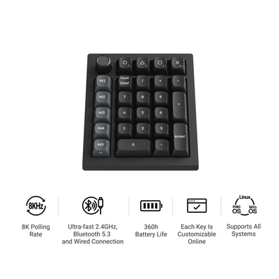 Keychron V0 Ultra 8K ワイヤレスカスタム テンキー