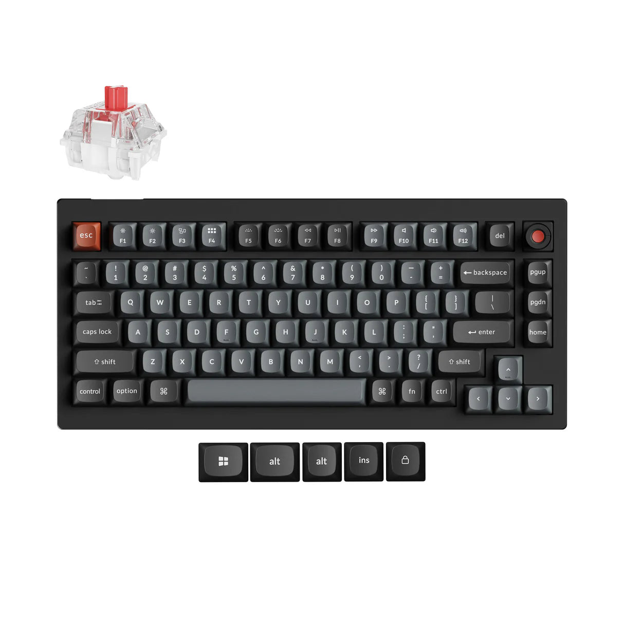 Keychron V1 8K QMK 有線メカニカルキーボード