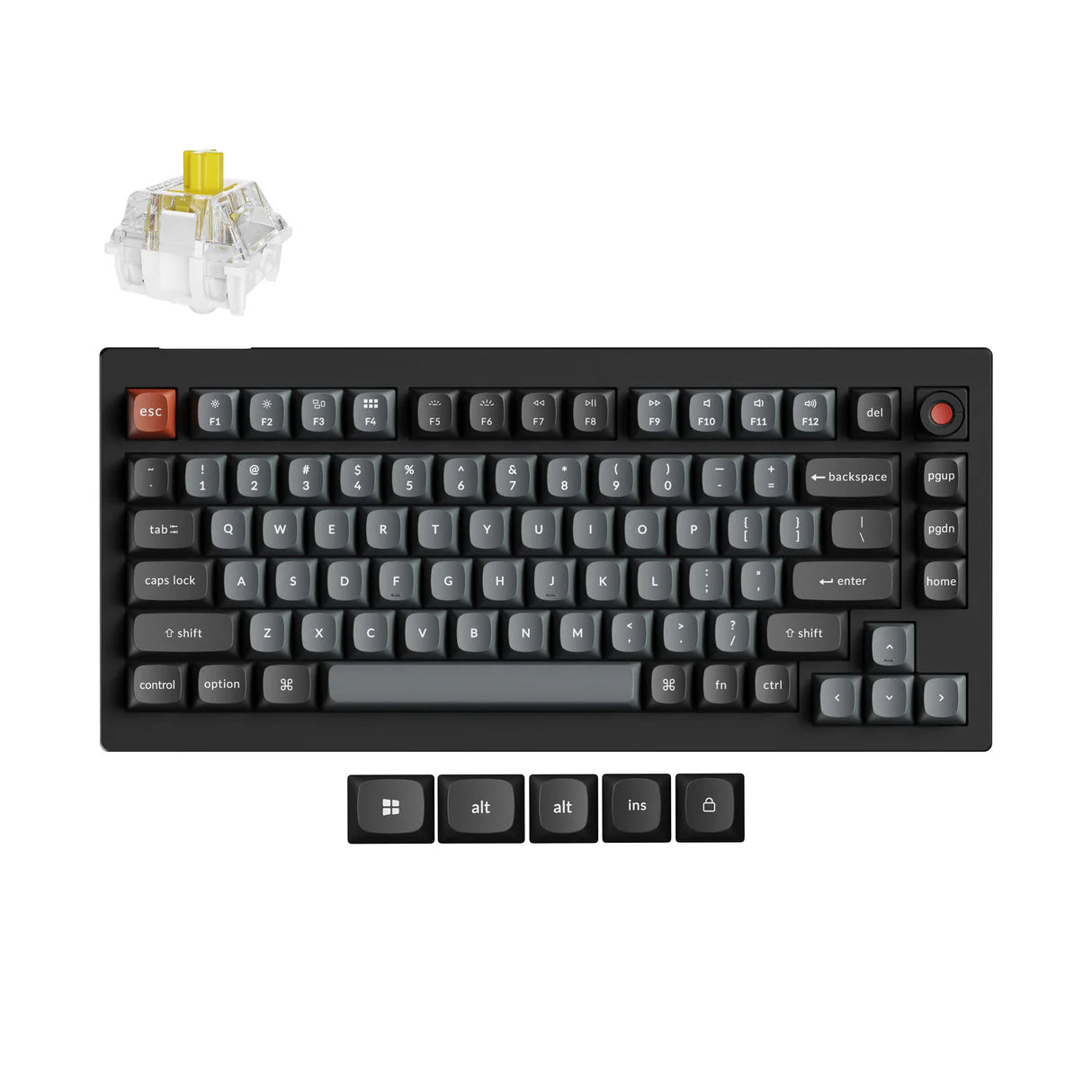 Keychron V1 8K QMK 有線メカニカルキーボード