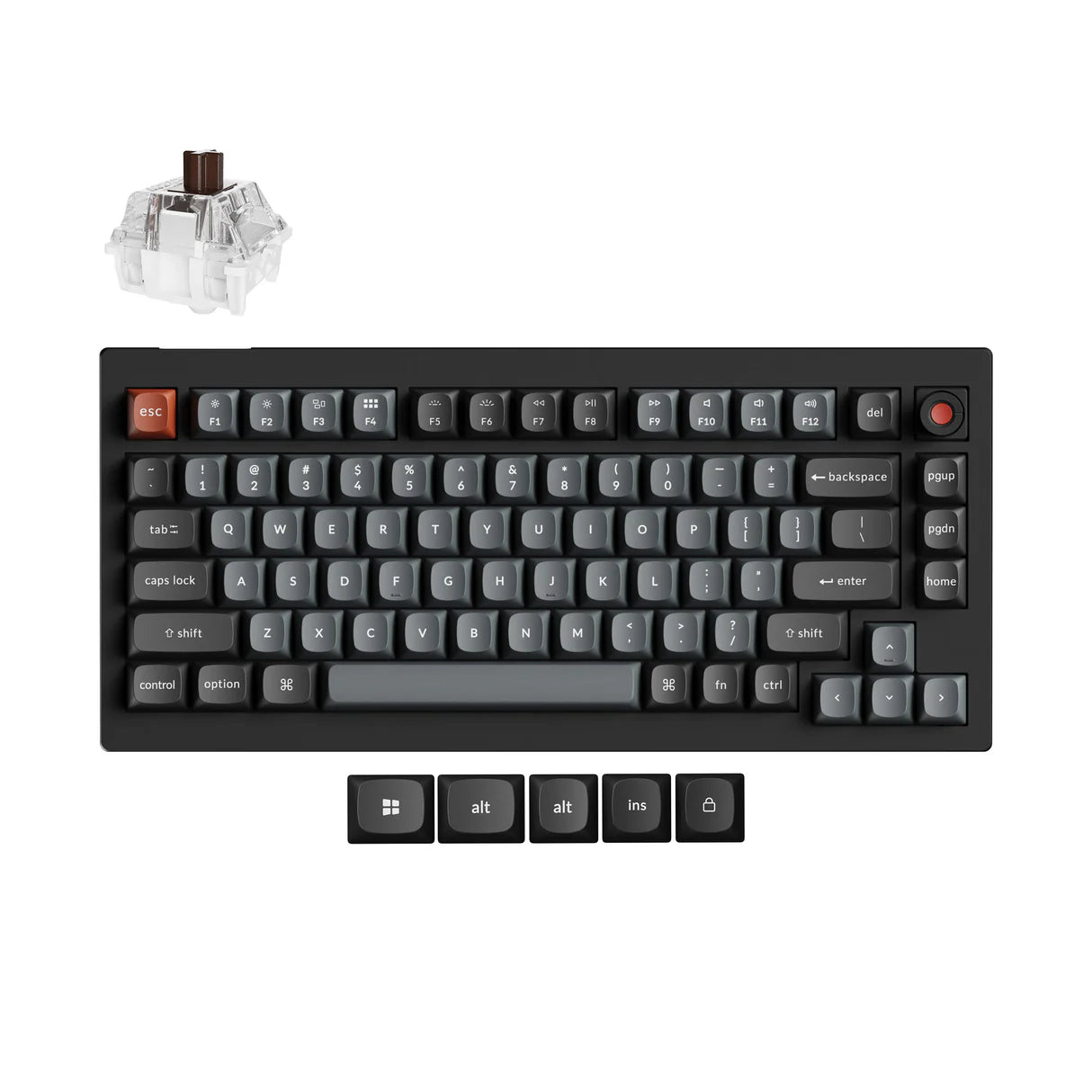 Keychron V1 8K QMK 有線メカニカルキーボード