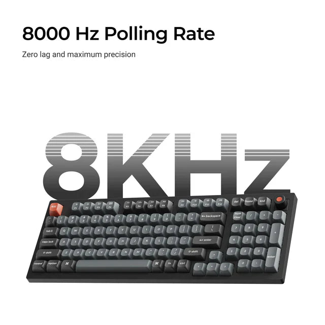 Keychron V5 8K QMK 有線メカニカルキーボード