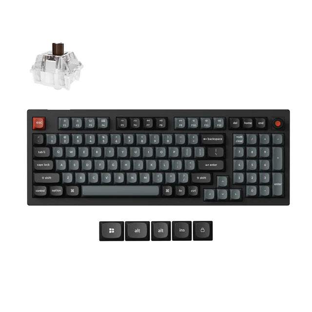 Keychron V5 8K QMK 有線メカニカルキーボード