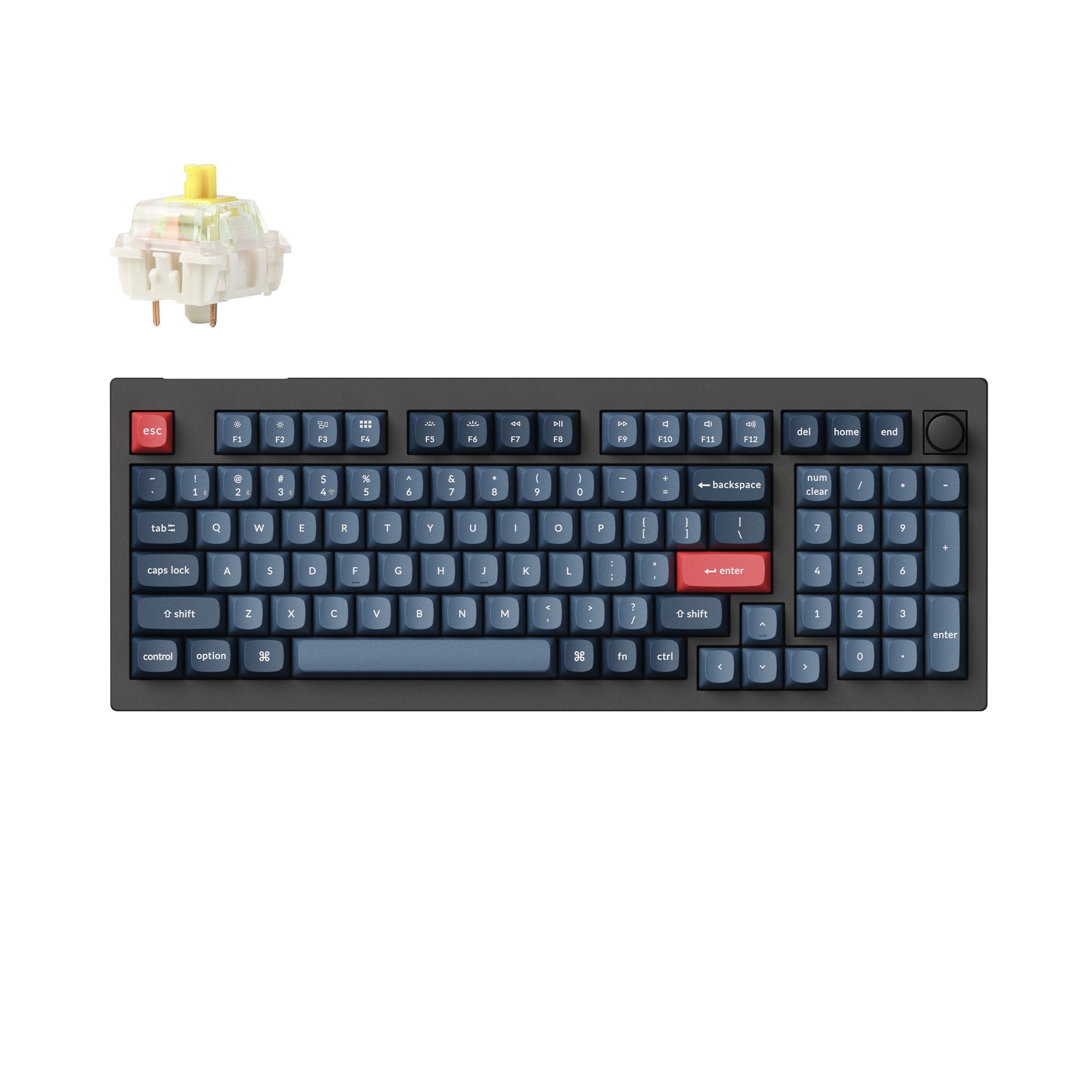 Keychron V5 Max QMK/VIA ワイヤレス カスタム メカニカルキーボード（US ANSI 配列）