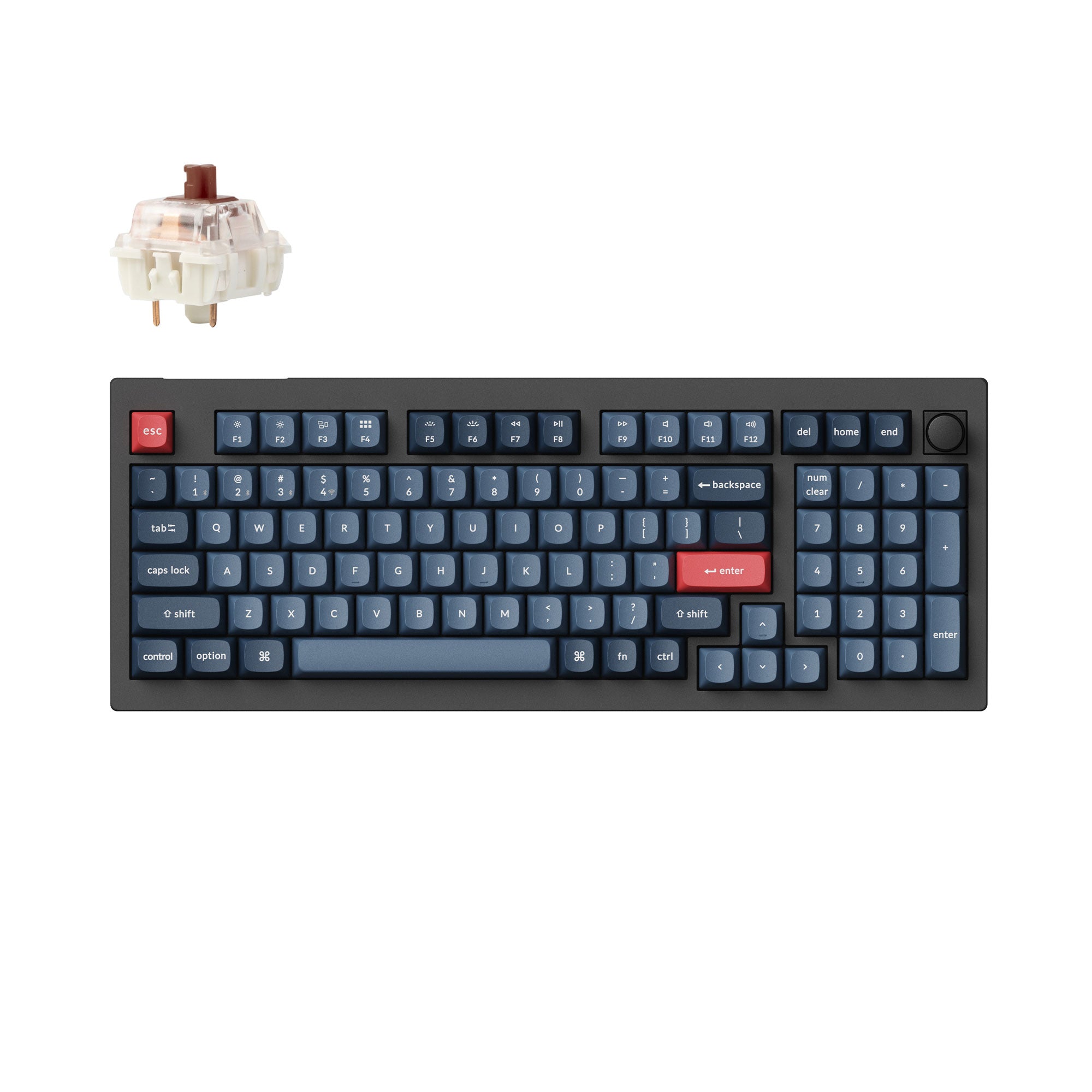 Keychron V5 Max QMK/VIA ワイヤレス カスタム メカニカルキーボード（US ANSI 配列）