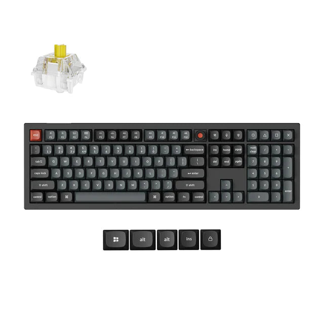 Keychron V6 8K QMK 有線メカニカルキーボード