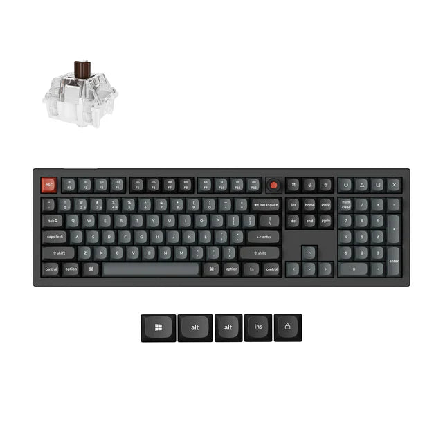 Keychron V6 8K QMK 有線メカニカルキーボード