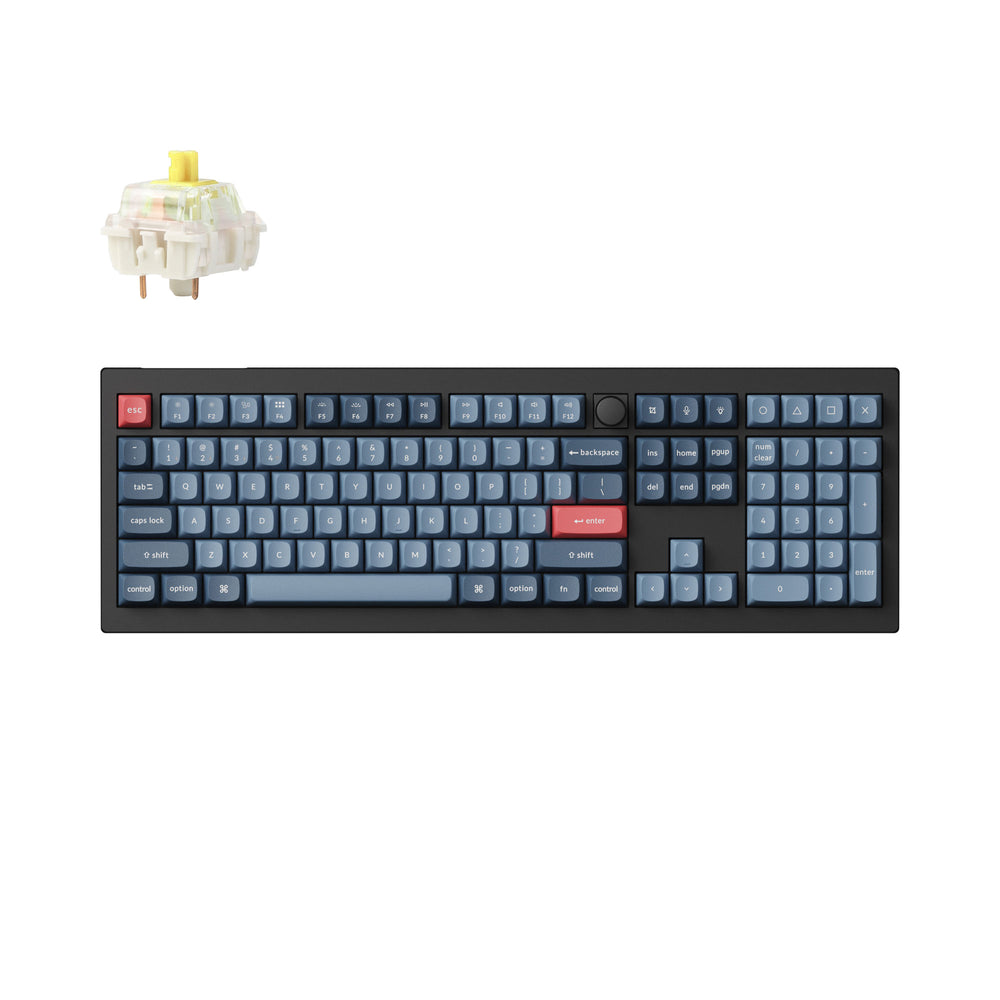 Keychron V6 Max QMK/VIA ワイヤレス カスタム メカニカルキーボード（US ANSI 配列）