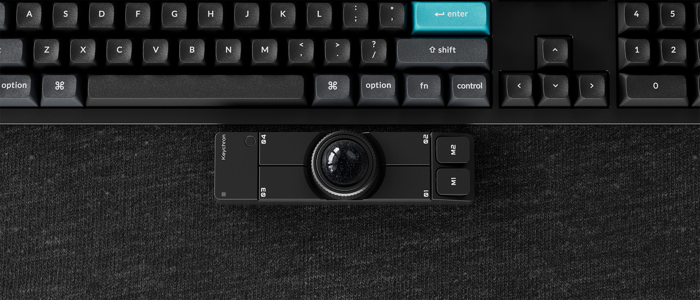 Keychron Nape Pro ワイヤレストラックボールマウス – Keychron Japan