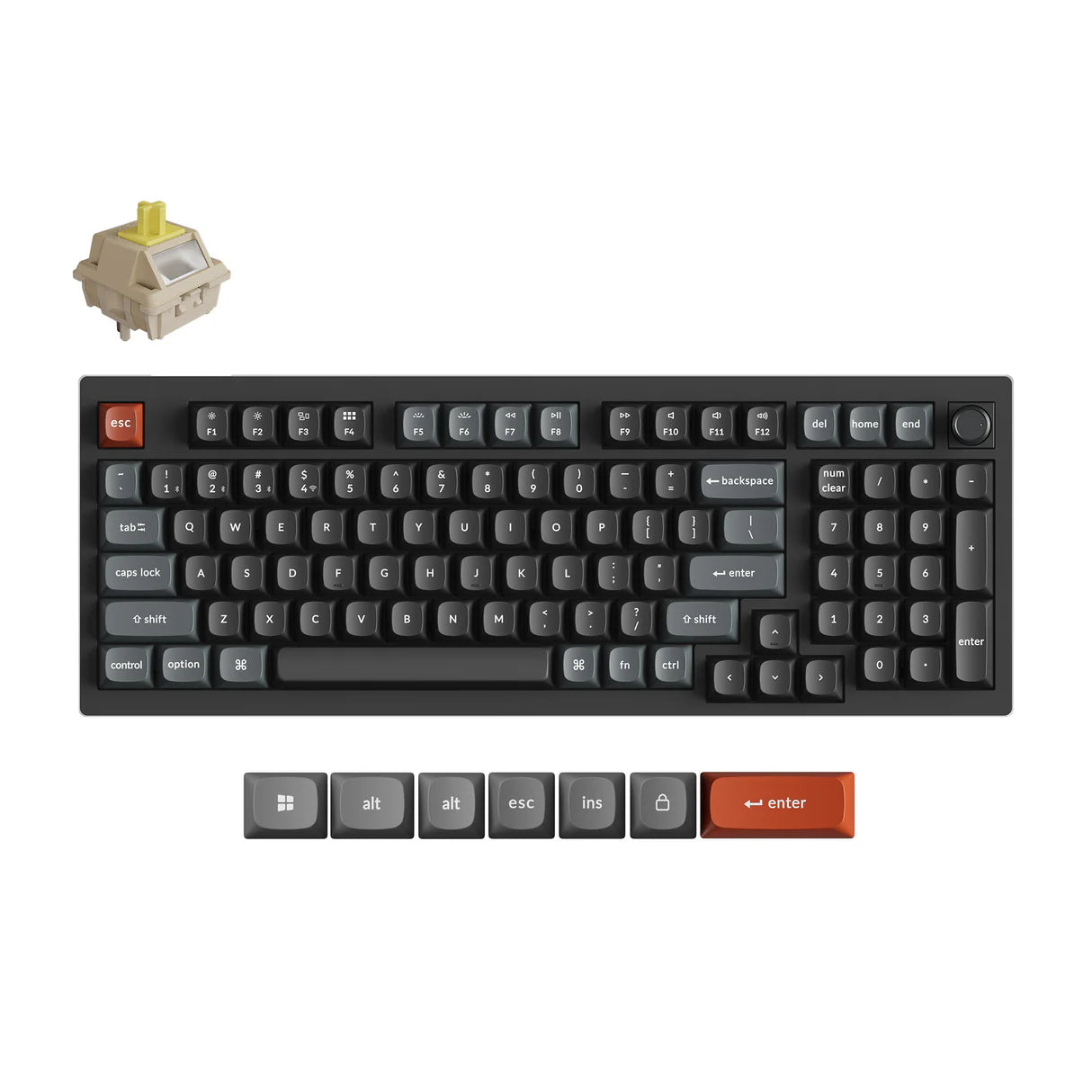 Keychron V5 Ultra 8K ワイヤレスカスタムメカニカルキーボード
