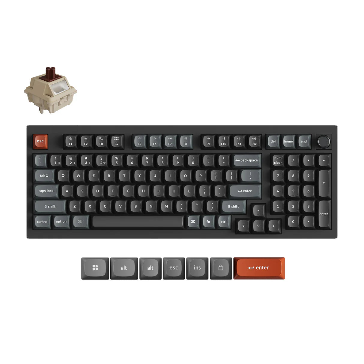 Keychron V5 Ultra 8K ワイヤレスカスタムメカニカルキーボード