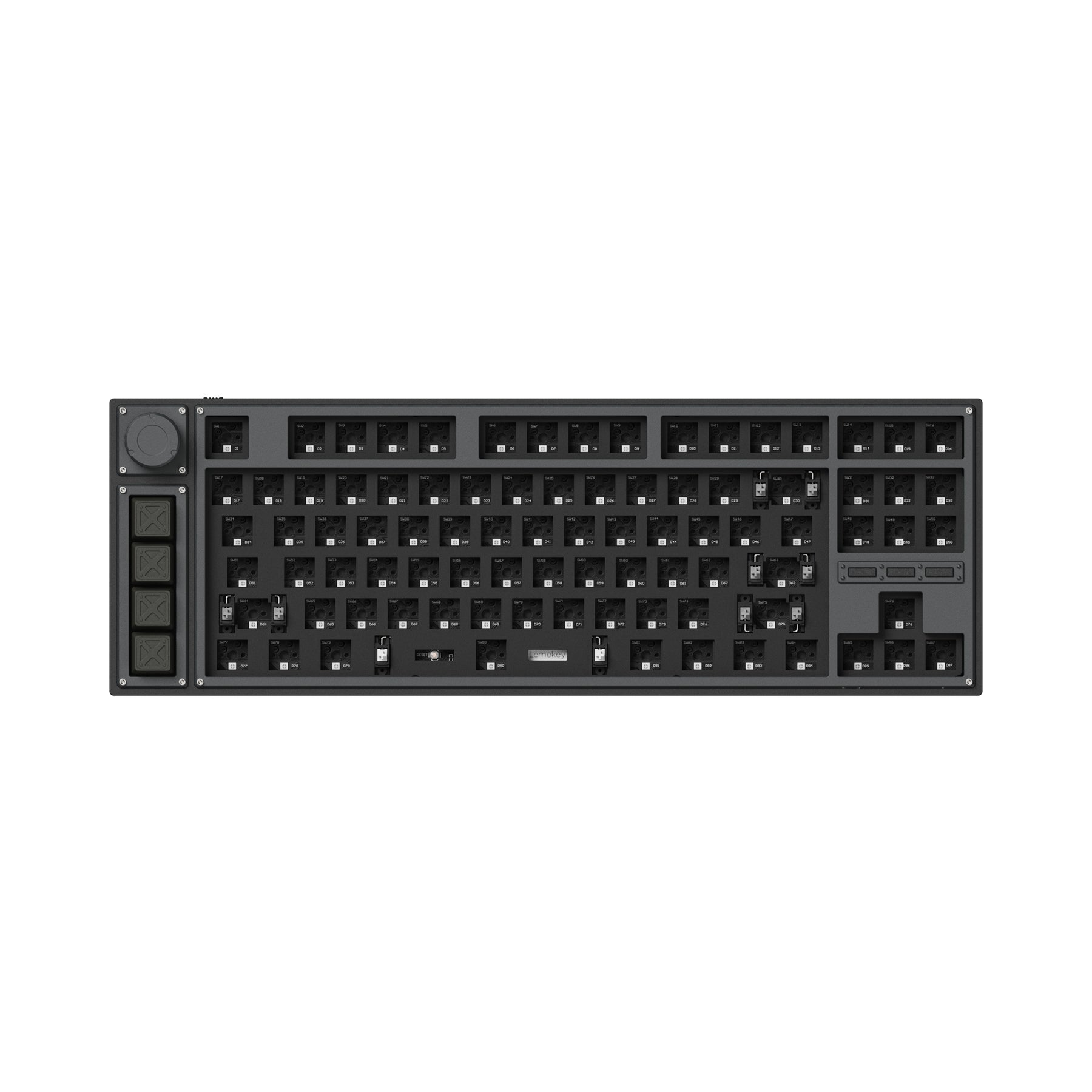 Lemokey L3 QMK/VIA ワイヤレス カスタム メカニカルキーボード（US ANSI 配列）