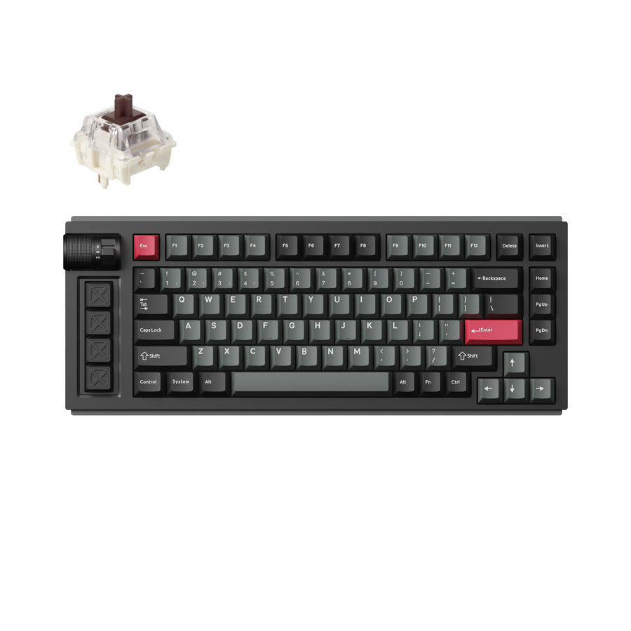 Lemokey L1 QMK/VIA ワイヤレス カスタム?ゲーミングキーボード（US ANSI 配列）