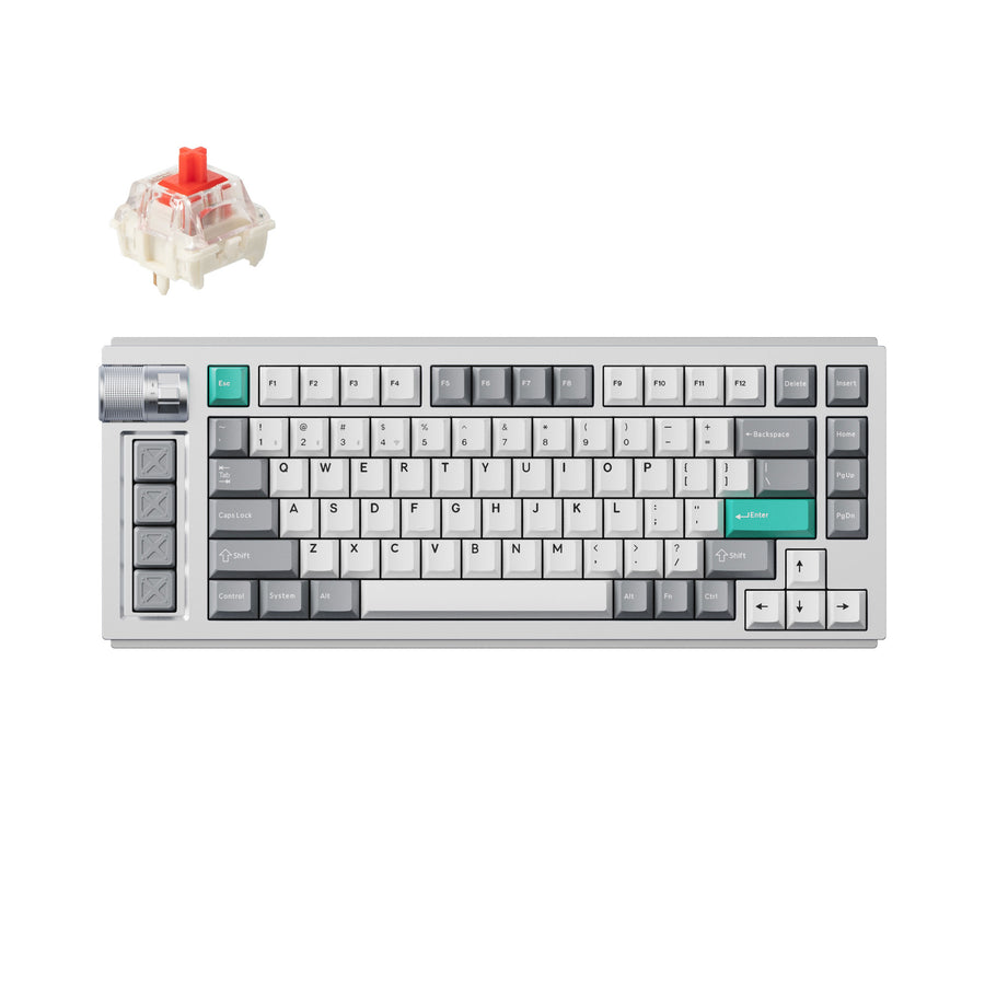Lemokey L1 QMK/VIA ワイヤレス カスタム?ゲーミングキーボード（US ANSI 配列）