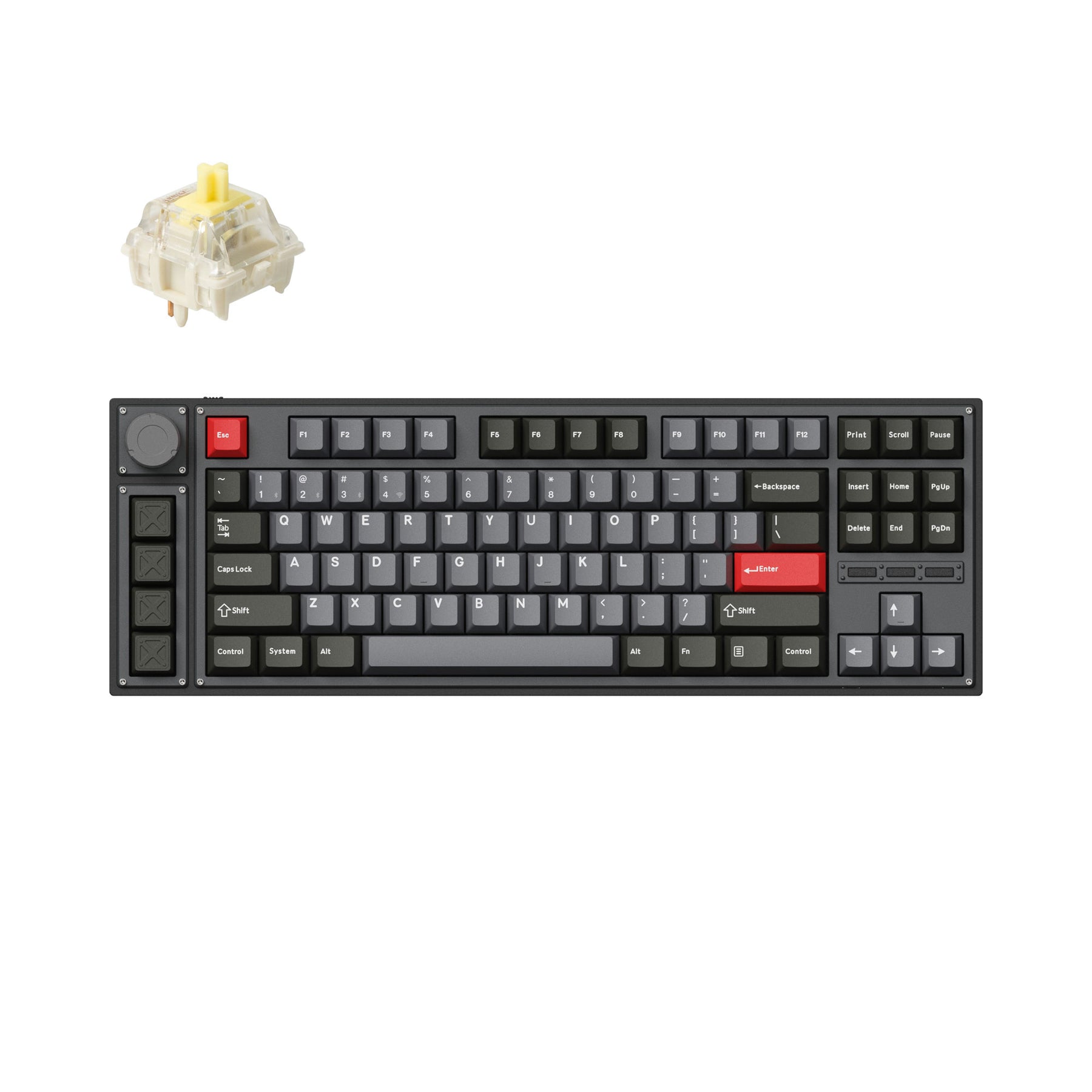 Lemokey L3 QMK/VIA ワイヤレス カスタム メカニカルキーボード（US ANSI 配列）