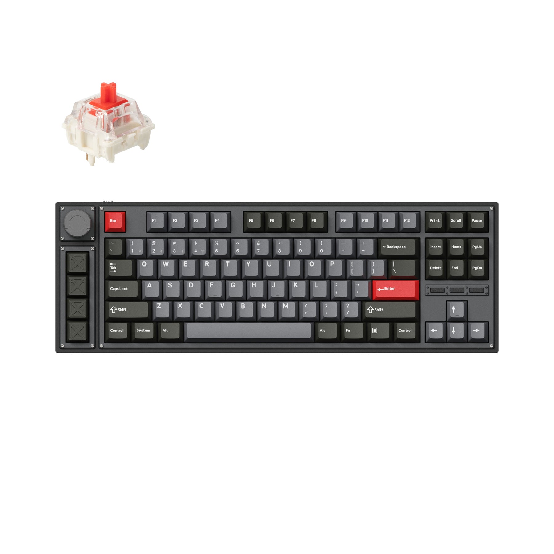 Lemokey L3 QMK/VIA ワイヤレス カスタム メカニカルキーボード（US ANSI 配列）