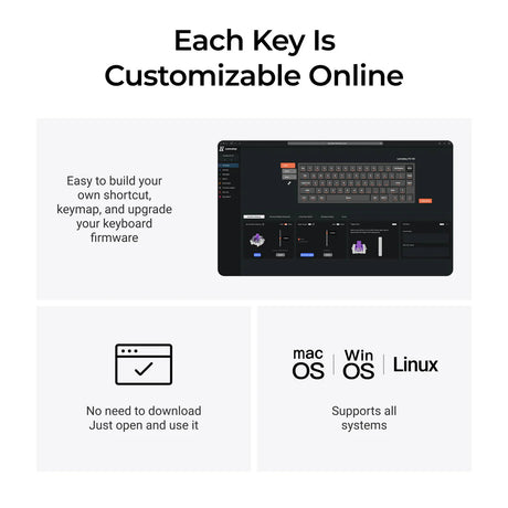 Lemokey P2 HE 磁気スイッチ ワイヤレスカスタムゲーミングキーボード (US ANSI Layout)