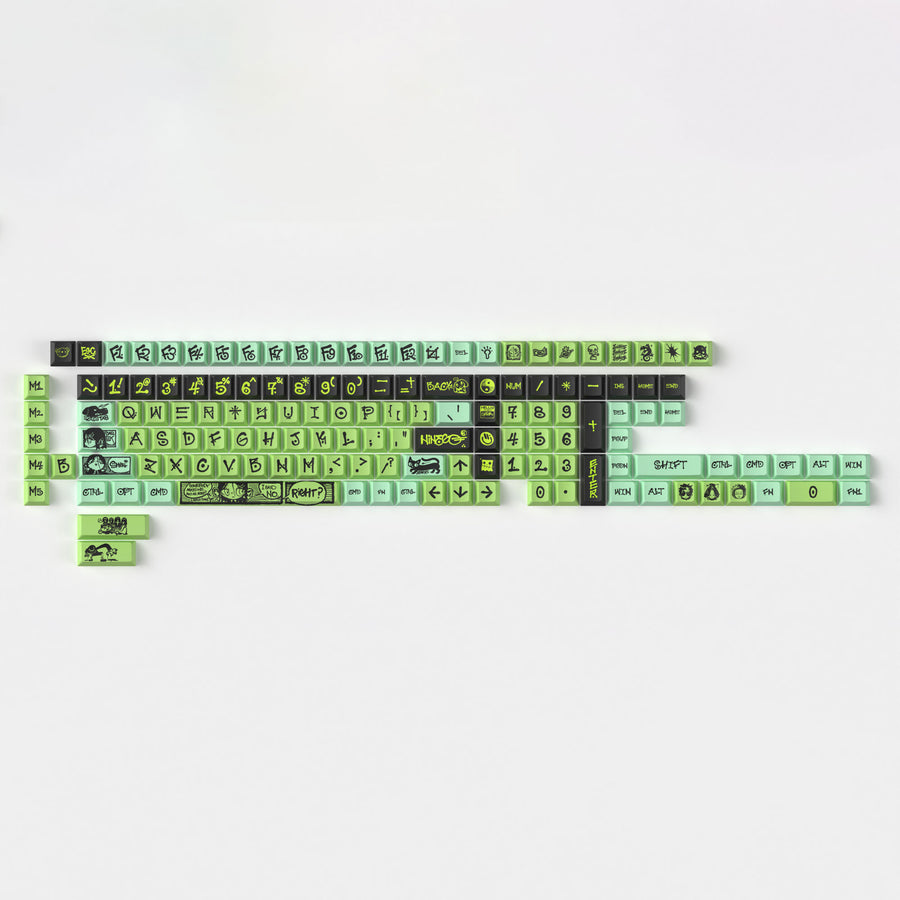 NINEGO - Cherry Profile Dye-Sub PBT フルキーキャップセット