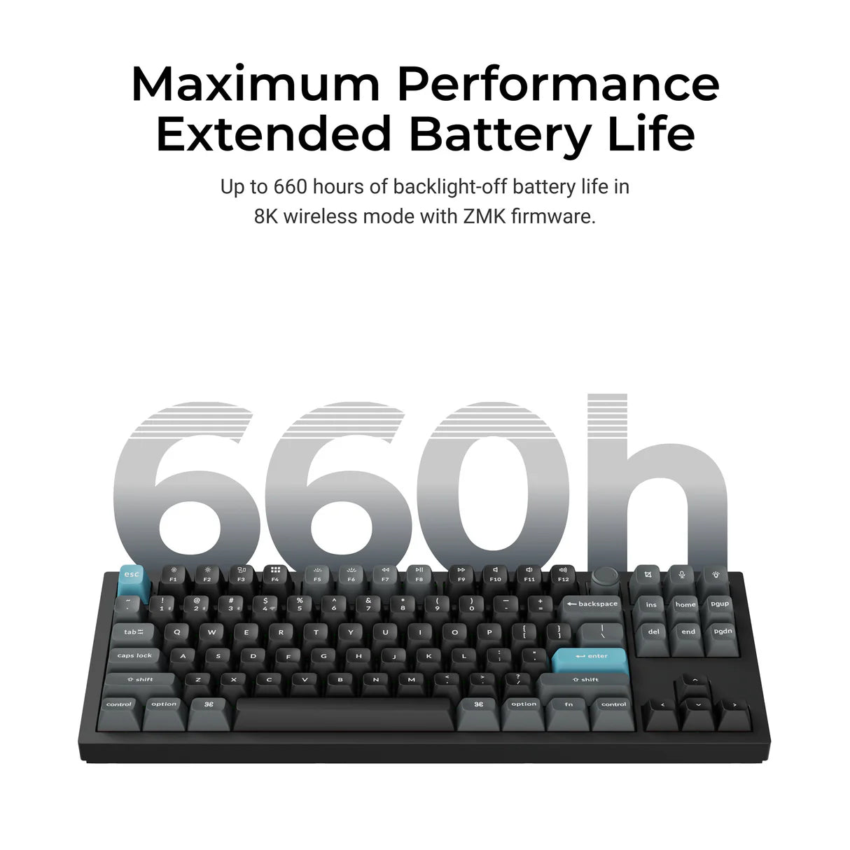 Keychron Q3 Ultra 8K ワイヤレスカスタムメカニカルキーボード  日本語配列（かな刻印なし）