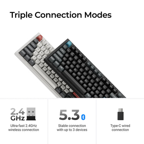 Keychron Q3 Ultra 8K ワイヤレスカスタムメカニカルキーボード