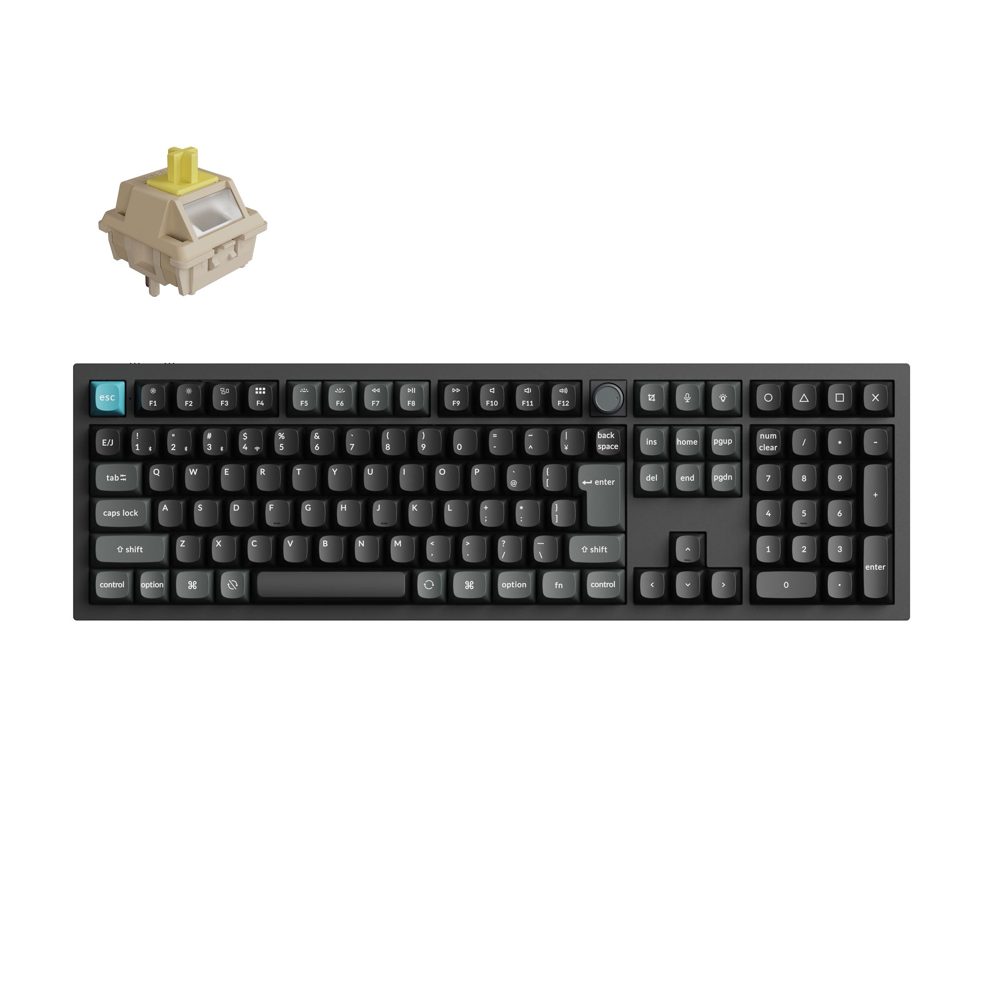 Keychron K8 Pro QMK/VIA ワイヤレス?メカニカルキーボード(日本JIS