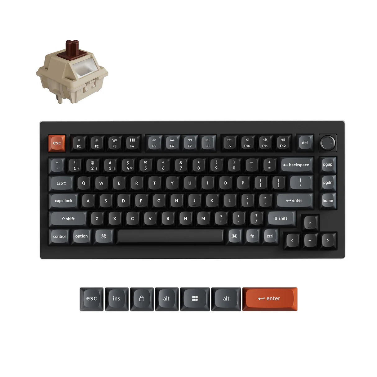 Keychron V1 Ultra 8K ワイヤレスカスタムメカニカルキーボード